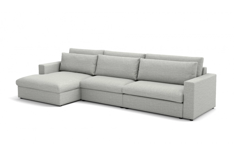 Model Portofino - Portofino longchair lewy + sofa 1,5 osobowa + sofa 1,5 osobowa